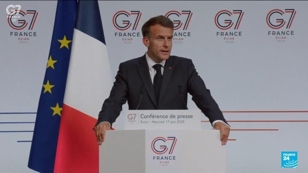 Video thumbnail for G7 summit hailed a success by Macron thanks to developments on Ukraine and Iran
