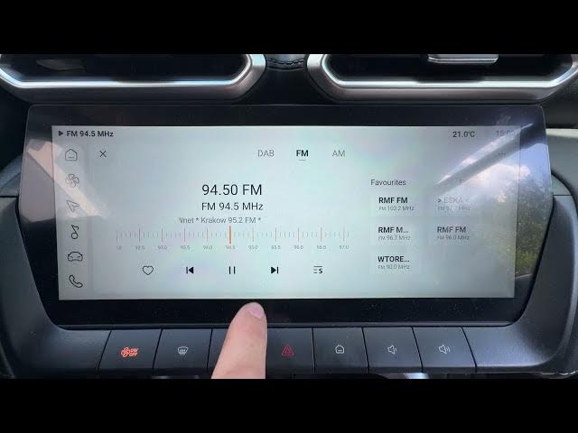 Video thumbnail for MG ZS – How to Change Radio Station