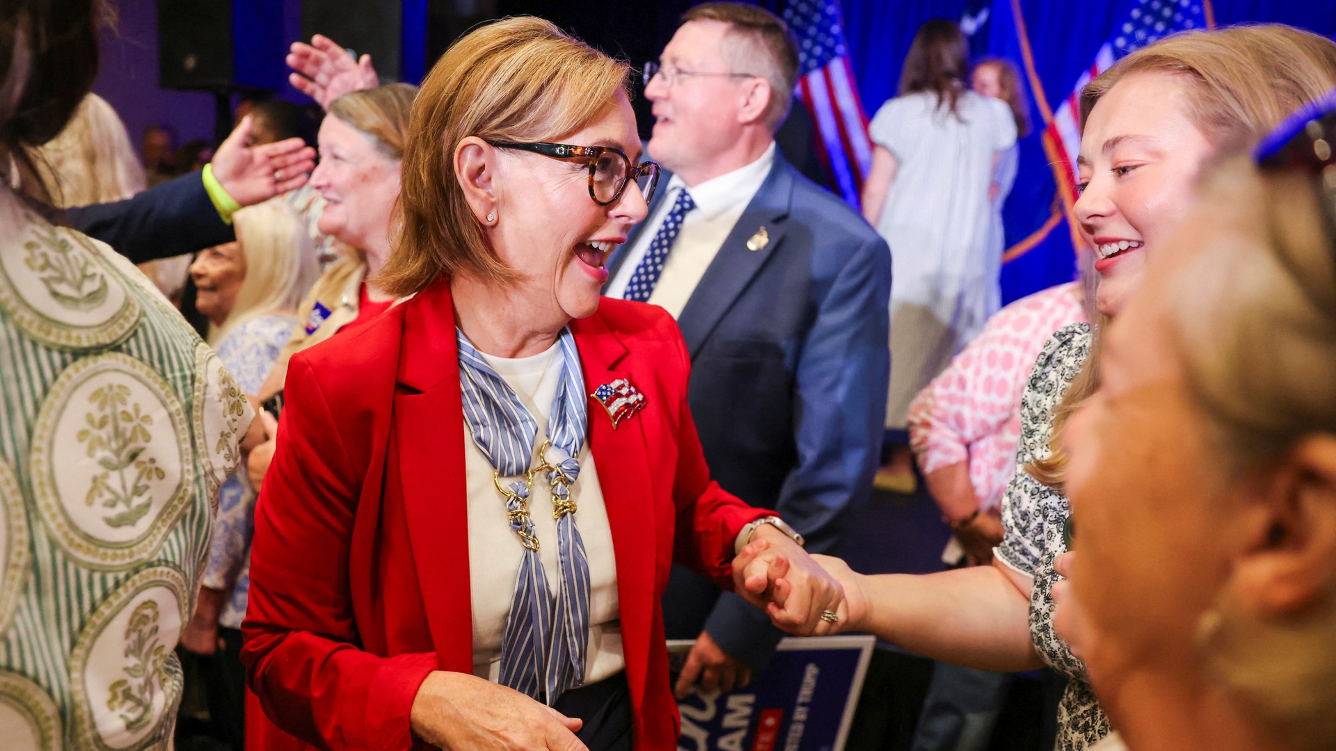 Video thumbnail for Trump-backed Darline Graham wins South Carolina runoff, defeats Ralph Norman