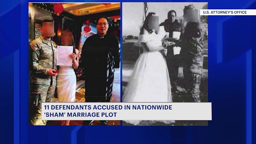 Video thumbnail for 11 New Yorkers arrested in fake marriage fraud scheme