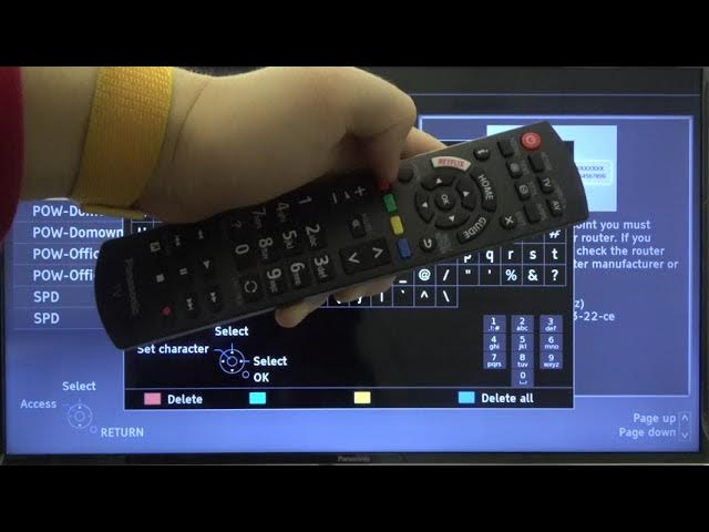Video thumbnail for How to Connect to Wi-Fi Network on PANASONIC TV TX-40FS500 40-inch Smart TV - Wireless Settings