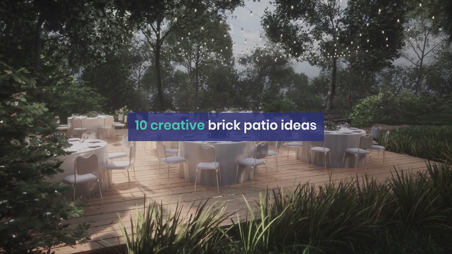 'Video thumbnail for 10 Creative Brick Patio Ideas'
