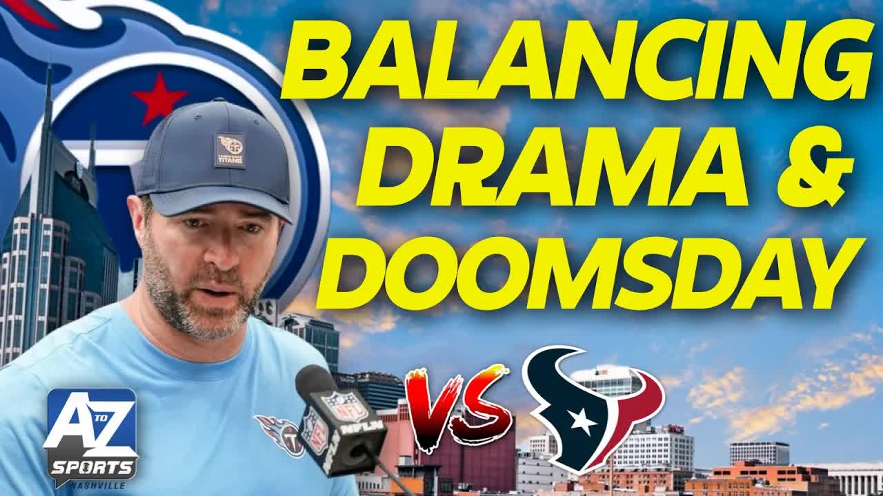 Video thumbnail for A to Z Sports Nashville: titans 'doomsday' scenario? analyzing texans matchup & tennessee's soap opera week