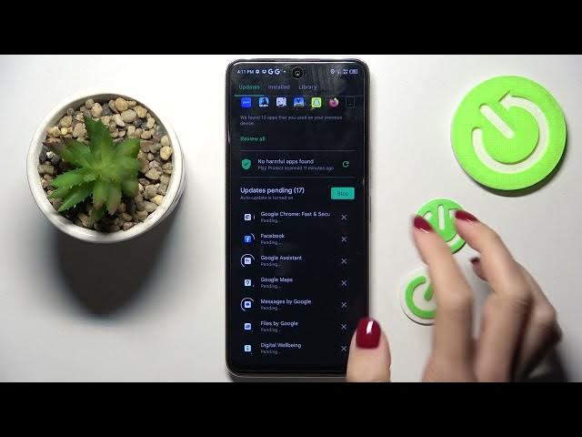 Video thumbnail for Tecno Camon 18 How To Update Apps