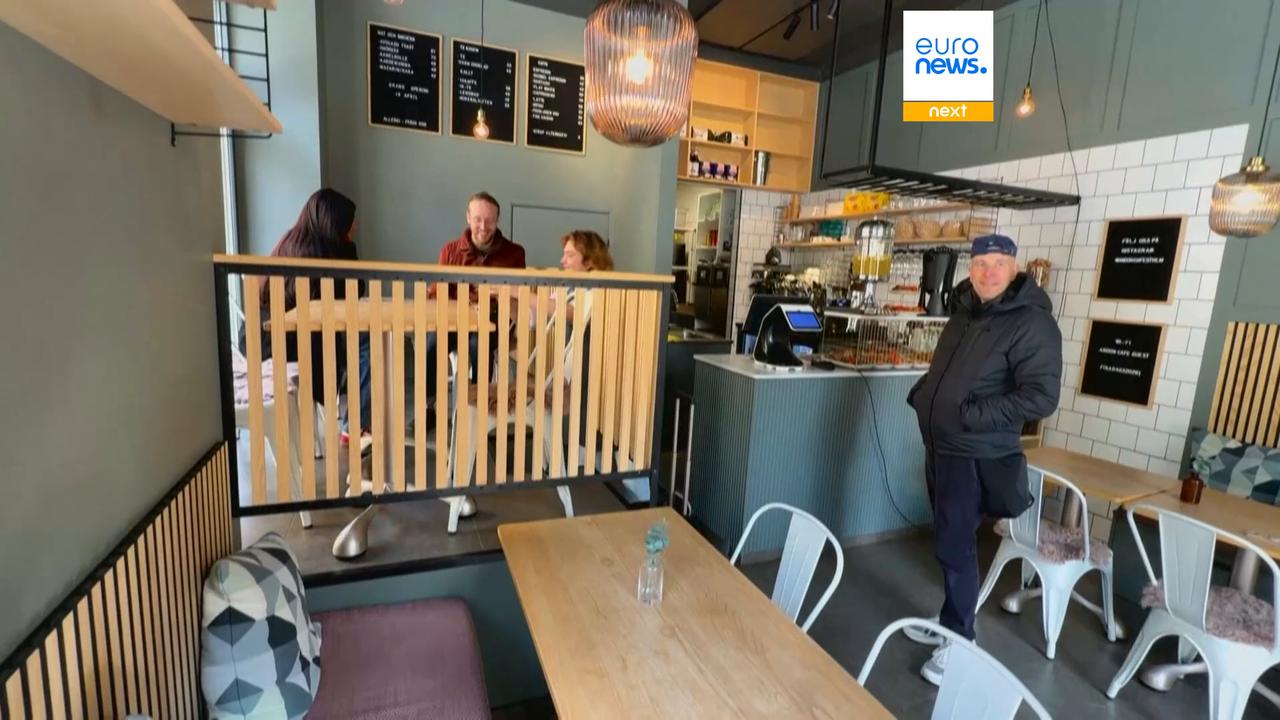Video thumbnail for Would you take orders from a chatbot? This Stockholm café is run by an AI manager