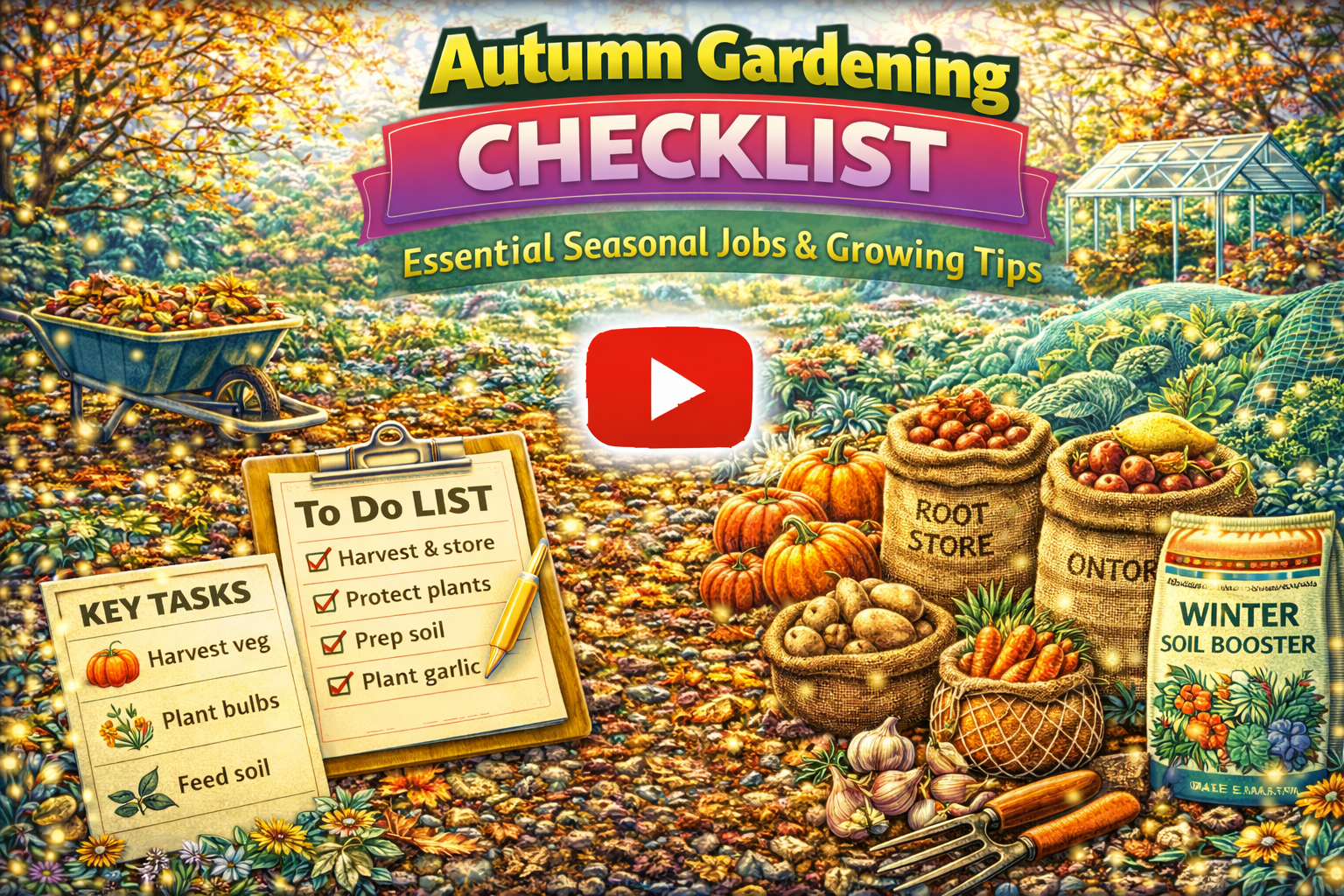 Video thumbnail for Autumn Gardening Checklist | Essential Seasonal Jobs & Growing Tips