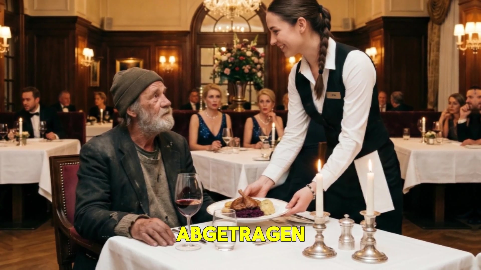 Video thumbnail for KELLNERIN WIRD GEFEUERT, WEIL SIE EINEN SCHMUTZIGEN ALTEN MANN BEDIENT — SEKUNDEN SPÄTER ENTHÜLLT ER: „ICH BIN DER BESITZER!“ 😱🔥