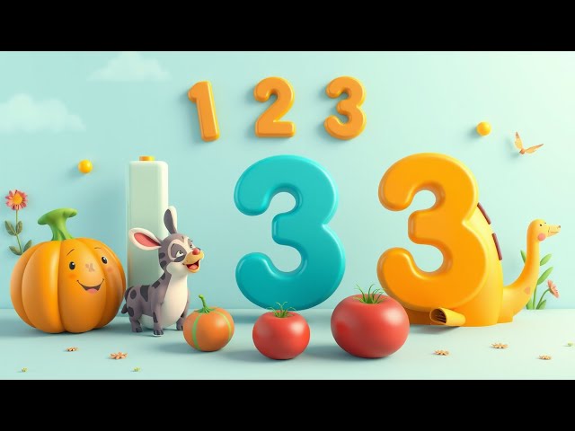 Video thumbnail for 123 Phonics Song | Learn Counting & Numbers | 1 to 10 | ver-2