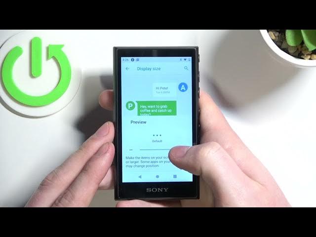 Video thumbnail for Sony NW 100A - How To Change Display Zoom Size