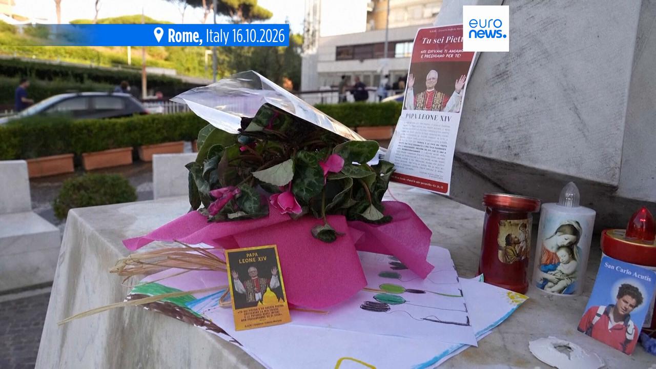 Video thumbnail for Pope Leo XIV celebrates Mass as recovery from cancer surgery progresses
