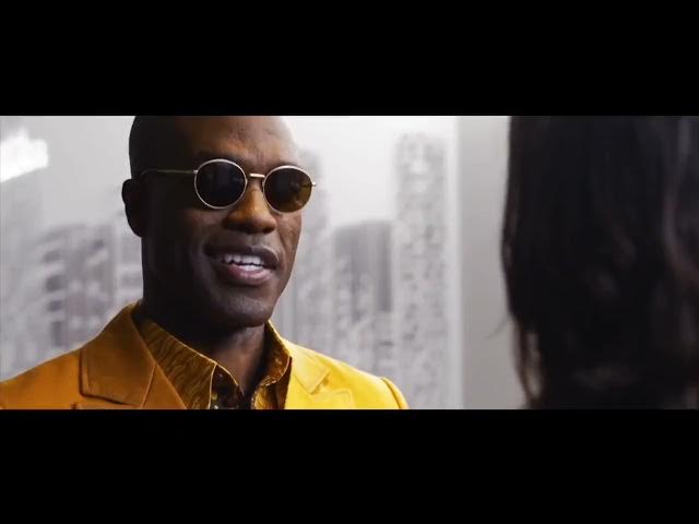 Video thumbnail for Un nuevo clip de la próxima TheMatrixResurrections nos muestra a Morpheus lidiando con Neo y la famo