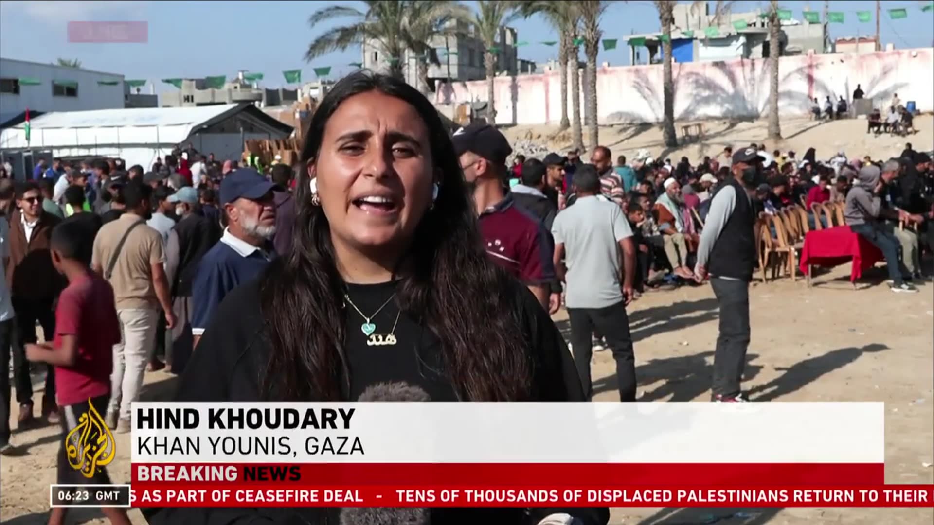 'Video thumbnail for Palestinian father in Gaza celebrates son’s long-awaited release from Israeli prison'