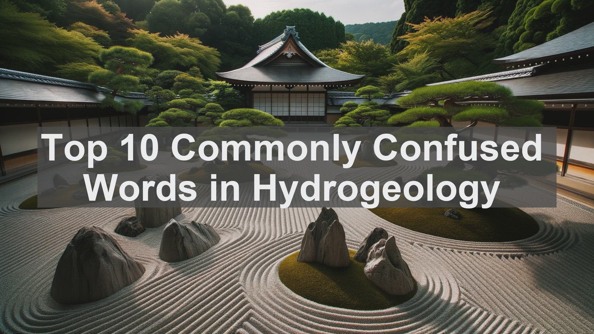 'Video thumbnail for Top 10 Commonly Confused Words in Hydrogeology'