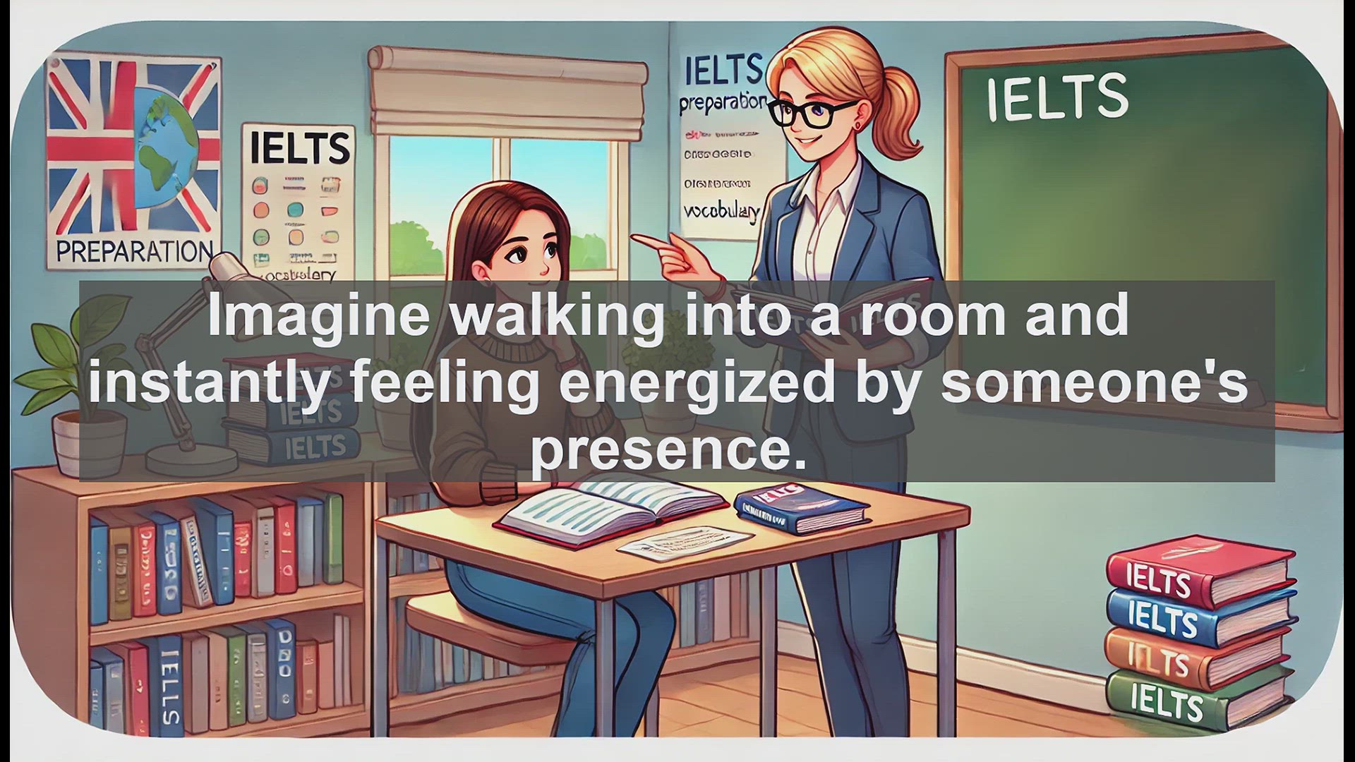 'Video thumbnail for 2000 Must Know IELTS 9.0 Vocabulary - Vivacious: Exploring a Word That Brings Language to Life'