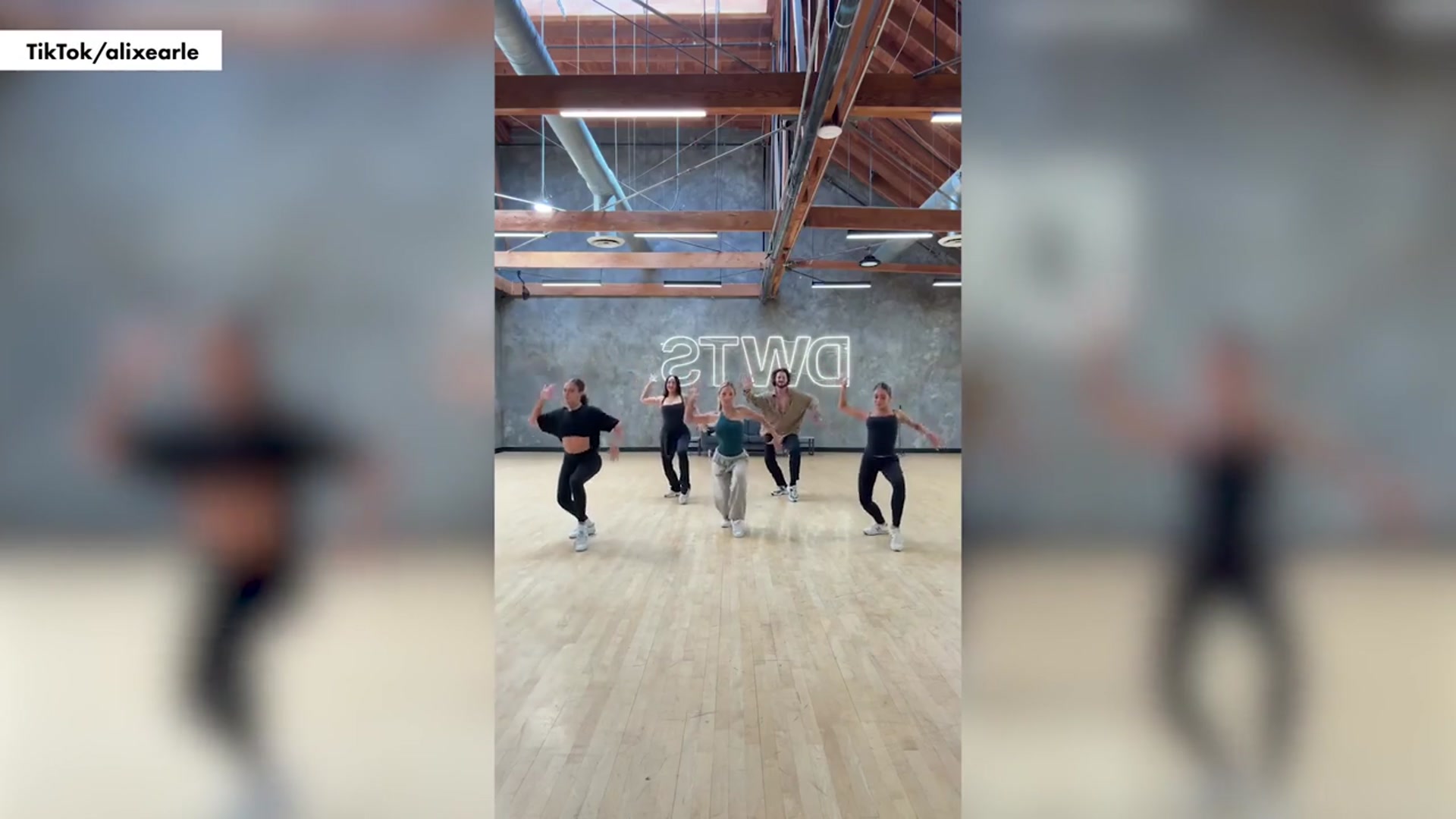 'Video thumbnail for Alix Earle details creative process behind her viral 'TikTok Night' routine on 'DWTS''