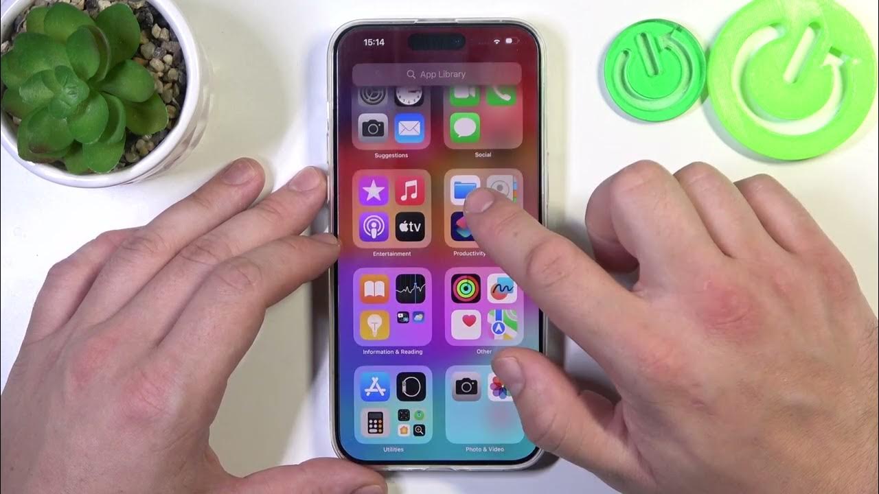 Video thumbnail for How To Access And Manage File Manager On iPhone 15 Pro Max