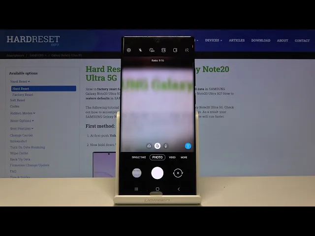 Video thumbnail for Samsung Galaxy Note 20 Ultra - How to Change Camera Aspect Ratio