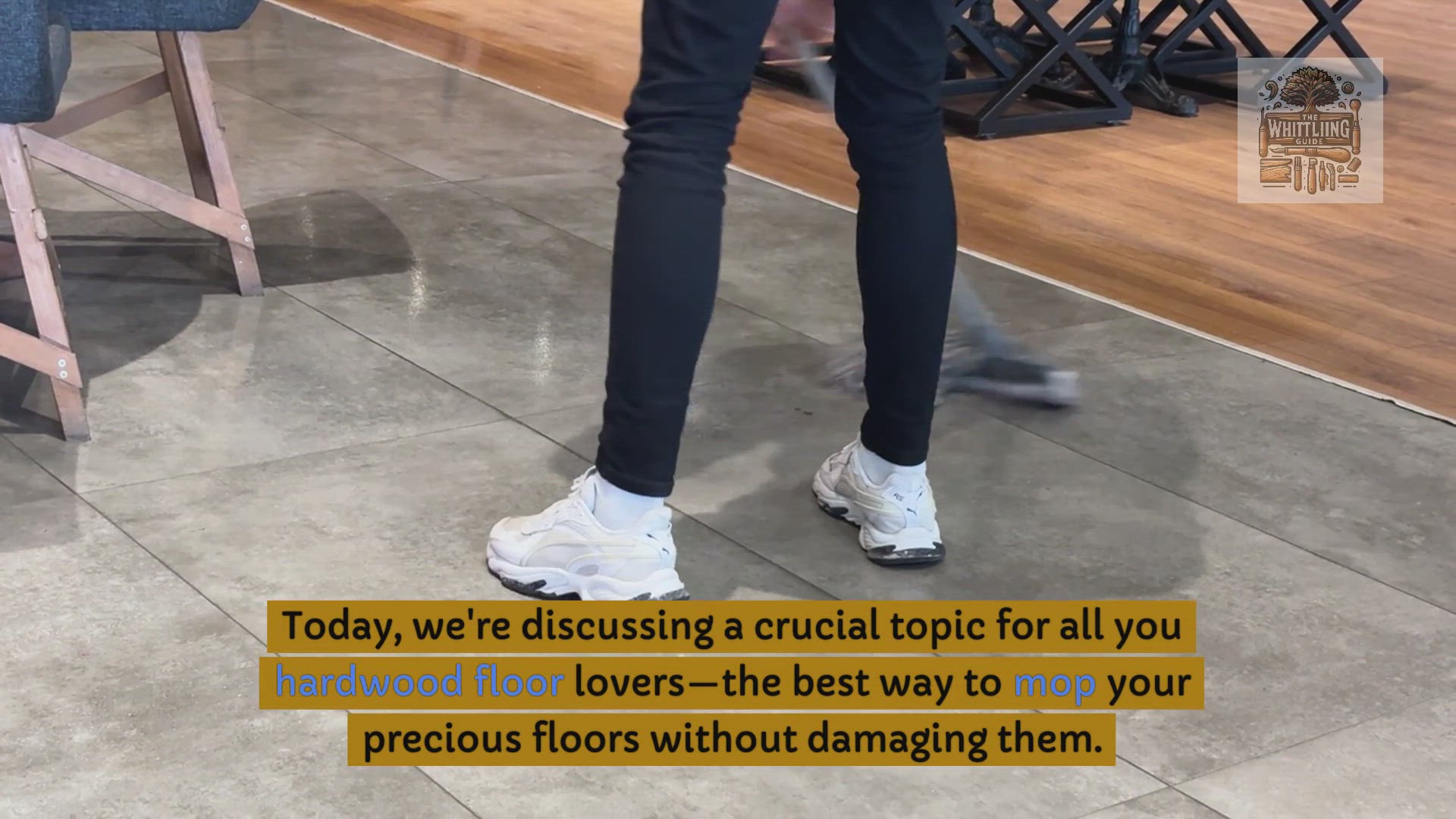 'Video thumbnail for What to Mop Hardwood Floors With'