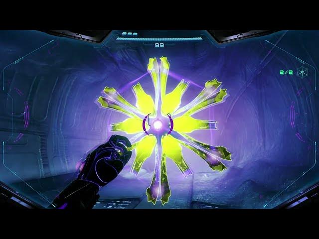 Video thumbnail for Metroid Prime 4 - Ice Belt: TK Door #1 Symbol | Collect 4/4 TK Codes For 2nd Door Locations Gameplay