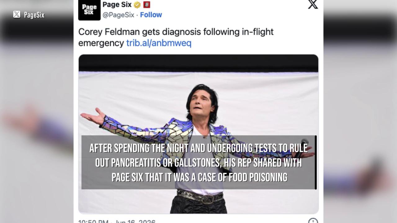 Video thumbnail for Corey Feldman released from hospital after bout of food poisoning.