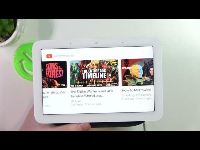 Video thumbnail for How To Play YouTube on Google Nest Hub 2?