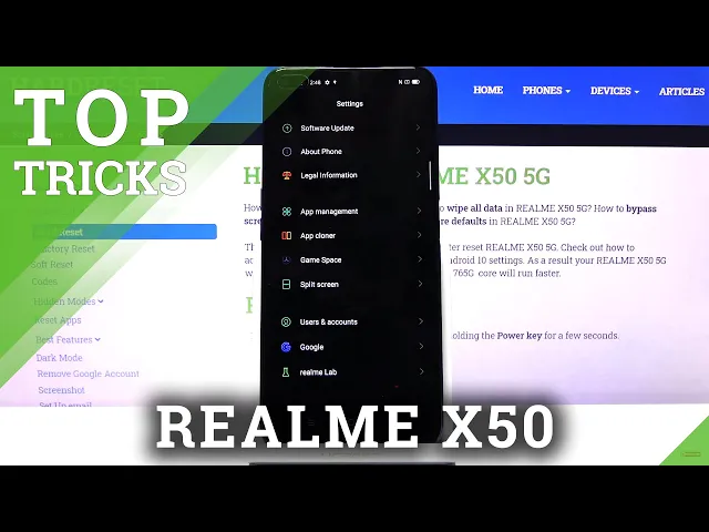 Video thumbnail for TOP TRICKS for REALME X50 – Locate Best Apps
