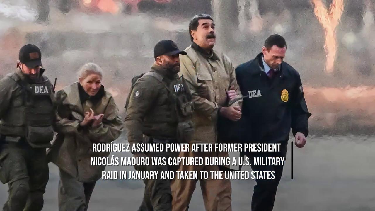 Video thumbnail for Venezuela's Rodríguez Promises Elections At 'Right Moment' In First UN Address.