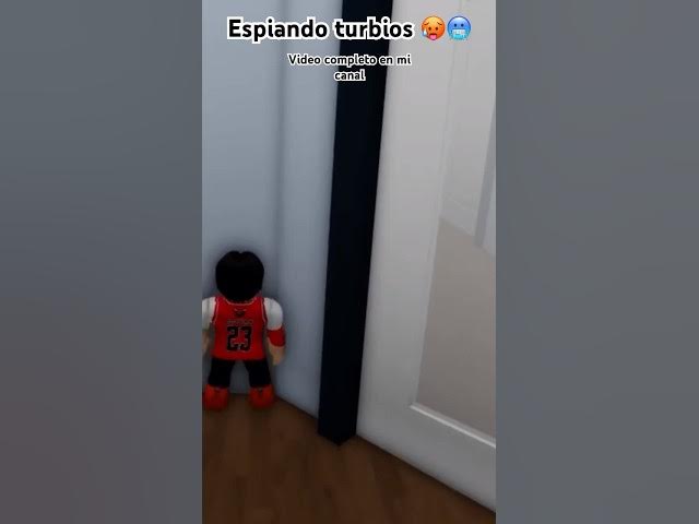 Video thumbnail for #roblox 🥶🥵 ESPIANDO 🫣 CASAS 🏡 TURBIAS 🛑 Video Completo En mi canal ❤️ #robloxbrookhaven