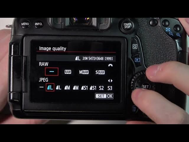 Video thumbnail for How To Change Image Quality On Canon 70D Camera