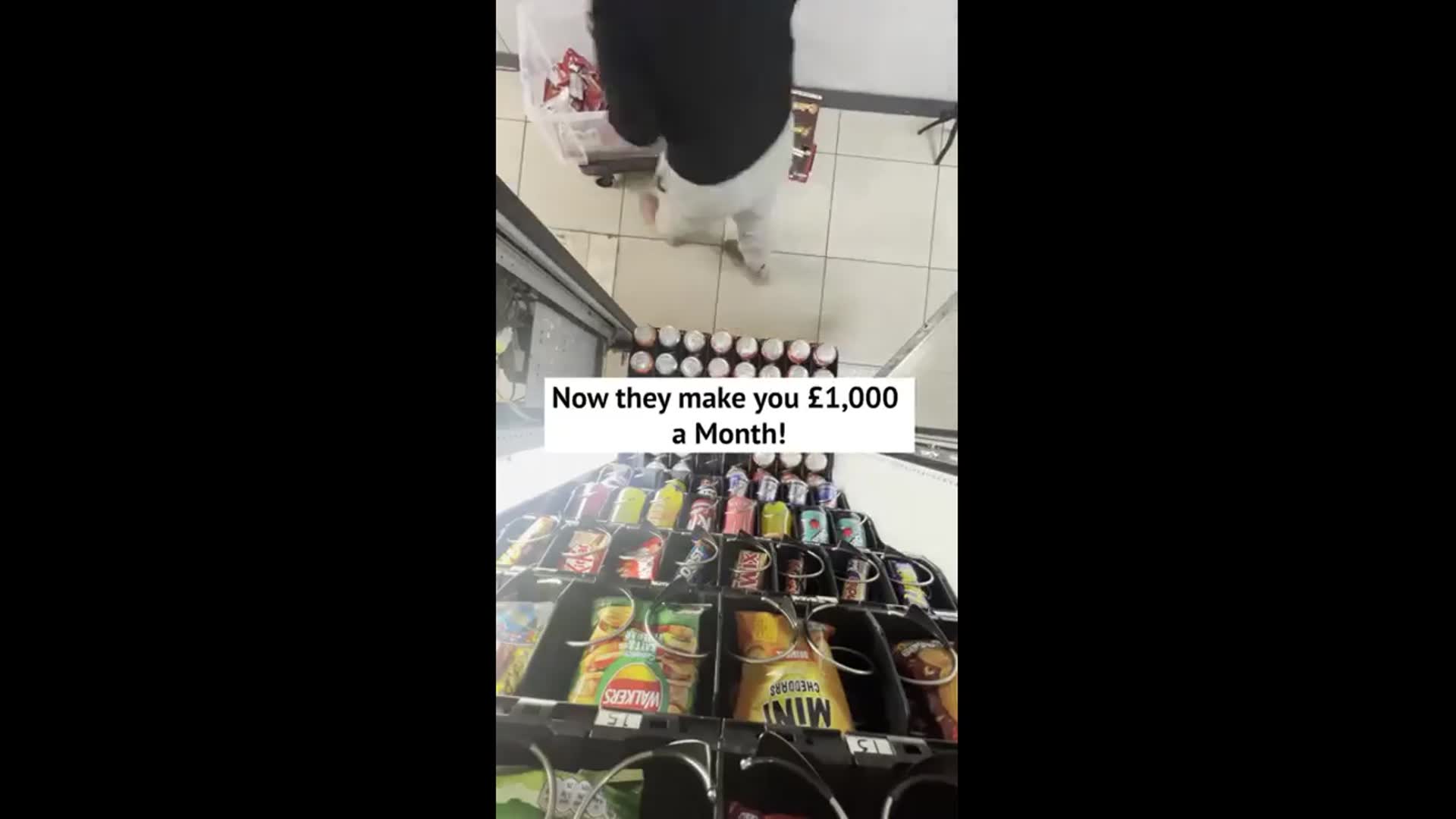'Video thumbnail for money making meg: vending machine side hustle business'