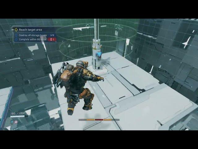 Video thumbnail for Pragmata - 3. The Shelter: Training Simulation: "Along The Boxes" Reach Target Area