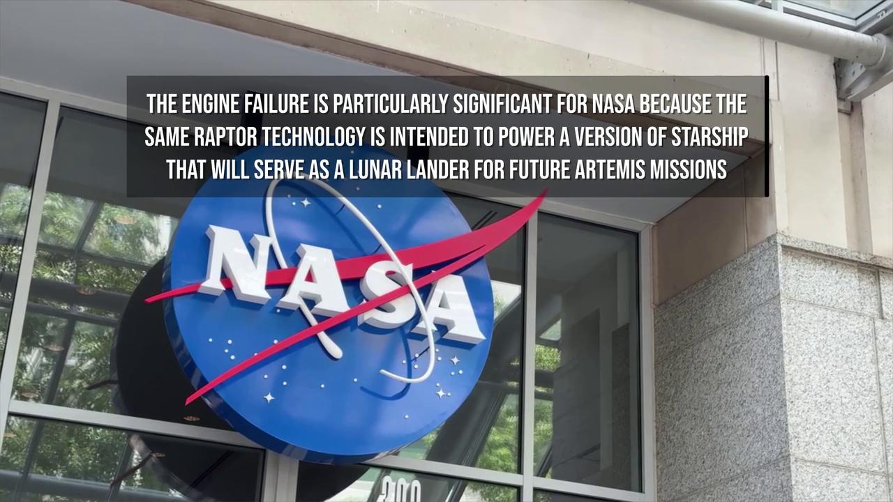 Video thumbnail for Starship Engine Failure Raises Concerns Over NASA Moon Plans.