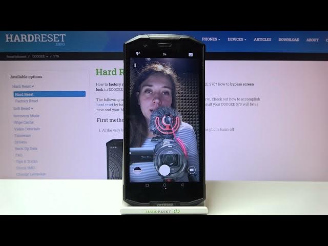 Video thumbnail for How to Switch On/Off Camera Mirror Effect DOOGEE S70 – Manage Camera Settings