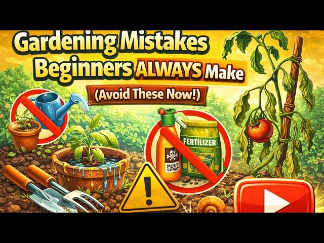 Video thumbnail for Gardening Mistakes Beginners ALWAYS Make (Avoid These Now!)