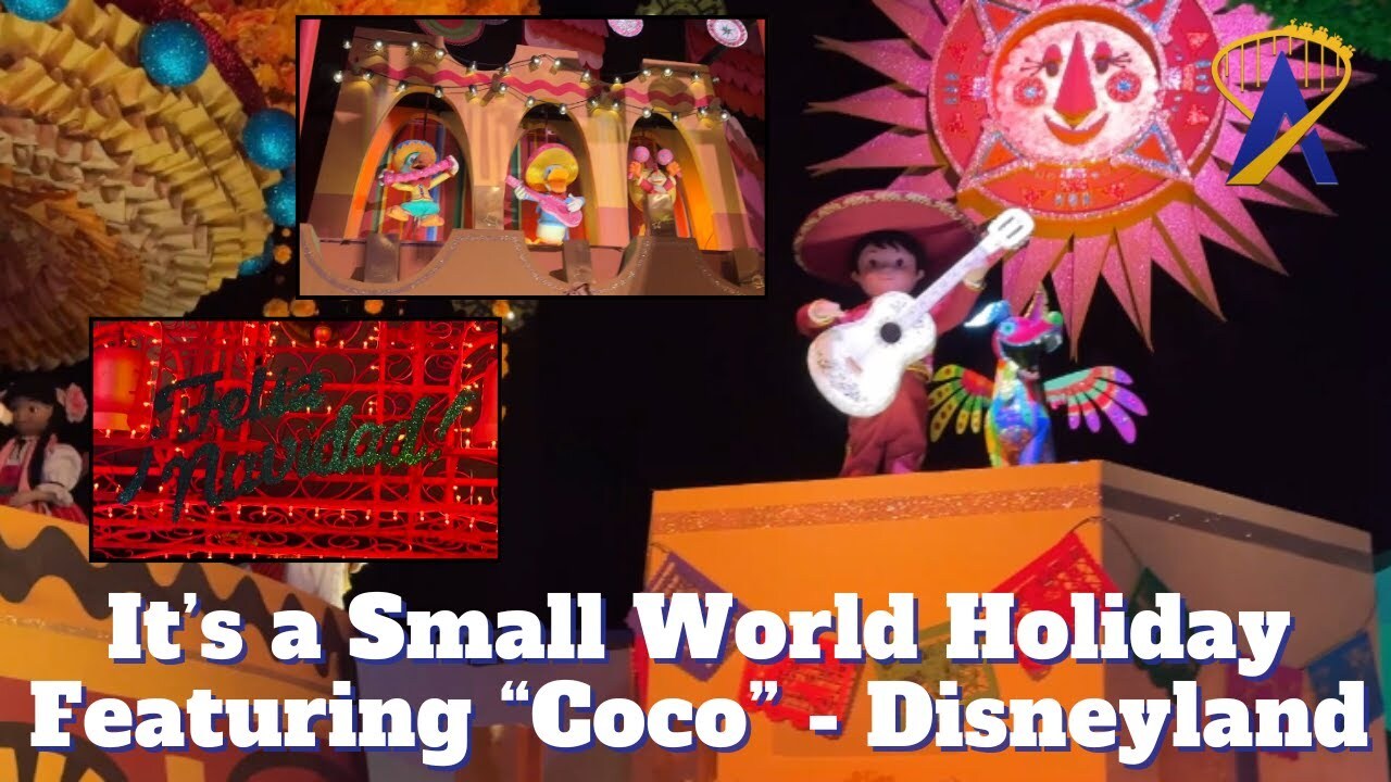 'Video thumbnail for Coco Addition in It's a Small World Holiday at Disneyland Park'