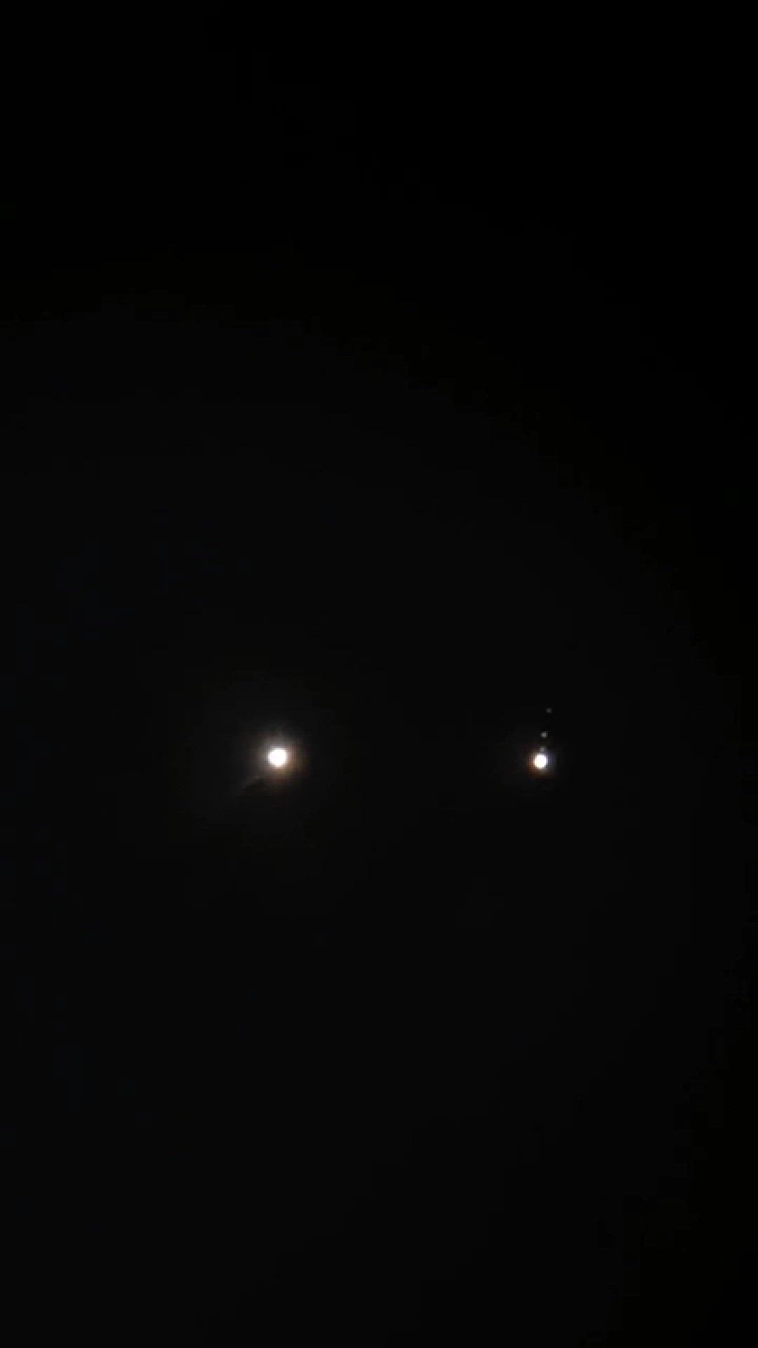 Video thumbnail for Here is a view of the planets Venus & Jupiter and conjunction