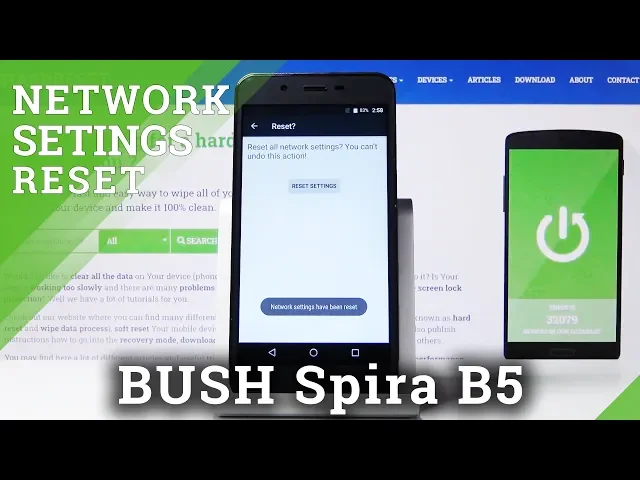 Video thumbnail for How to Reset Network Settings in BUSH Spira B5 – Restore Network Defaults