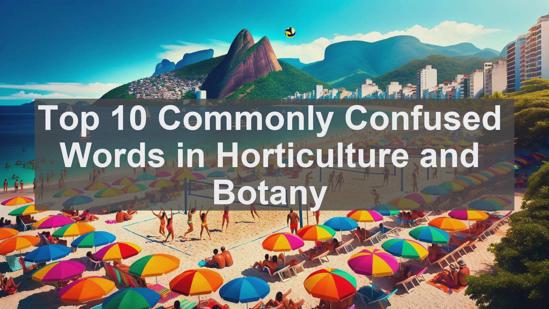 'Video thumbnail for Top 10 Commonly Confused Words in Horticulture and Botany'