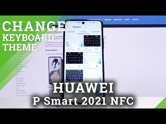 Video thumbnail for How to Change Keyboard Theme on HUAWEI P Smart 2021 NFC – Set Up Keyboard Theme