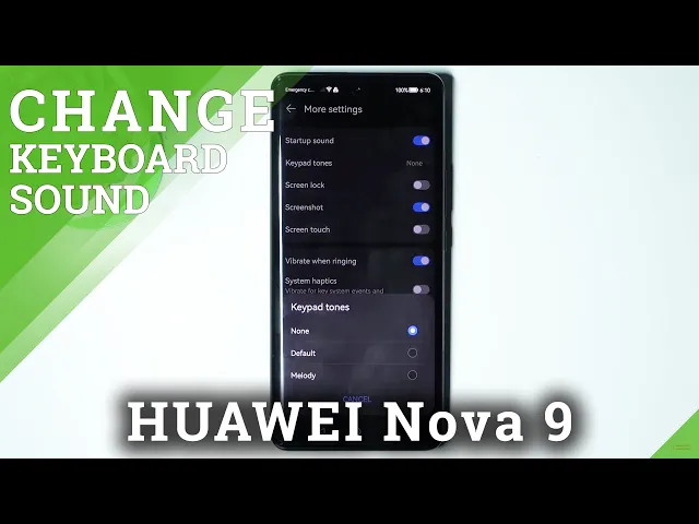 Video thumbnail for How to Activate Keypad Tones on HUAWEI Nova 9 – Manage Keyboard Settings