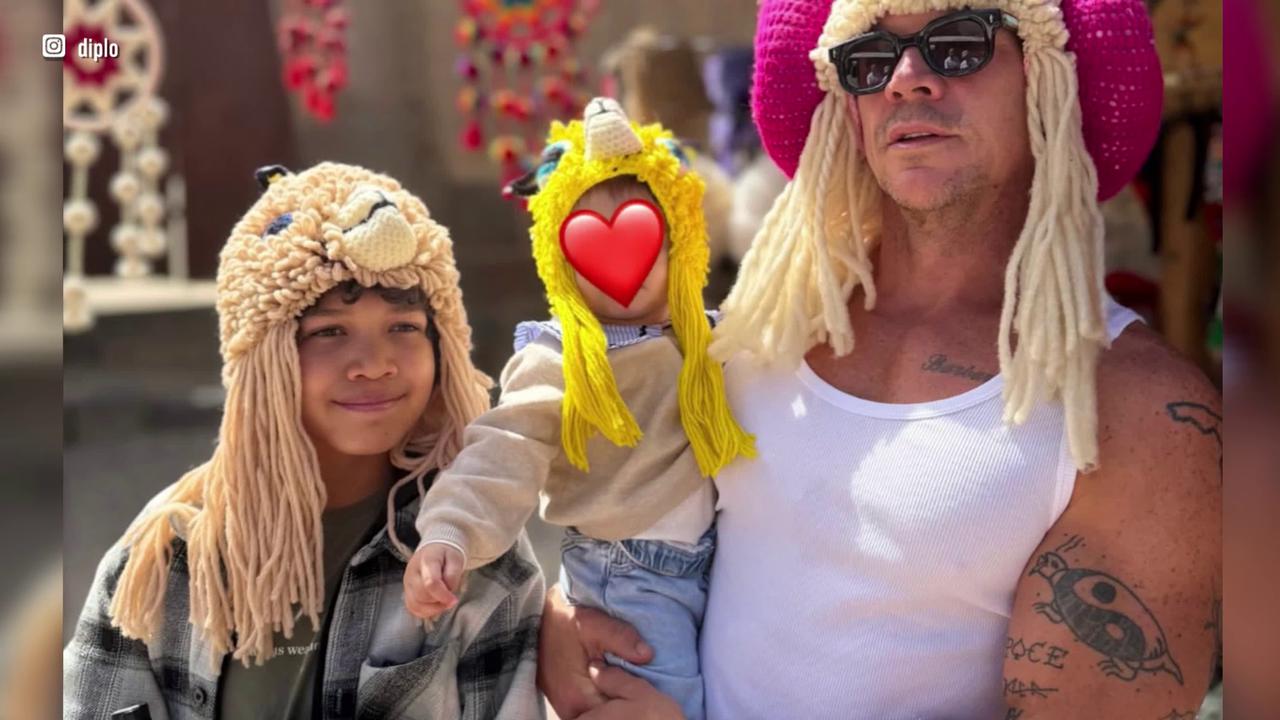 Video thumbnail for UNCAPTIONED: Diplo reveals new baby daughter on her first birthday.