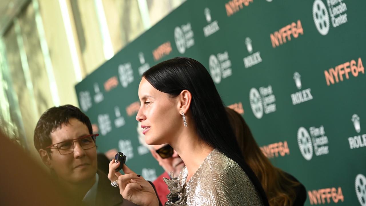 Video thumbnail for NY: 64th New York Film Festival - US Premiere of 'Bitter Christmas' - Arrivals 3.