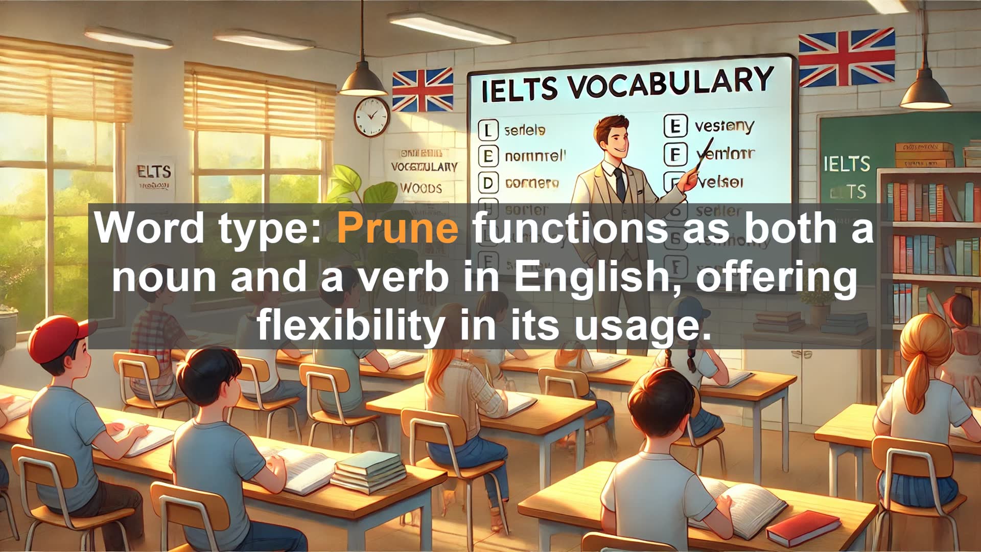 'Video thumbnail for 2000 Must Know IELTS 9.0 Vocabulary - IELTS Vocabulary: Mastering the Word 'Prune' for a 9.0 Band Score'