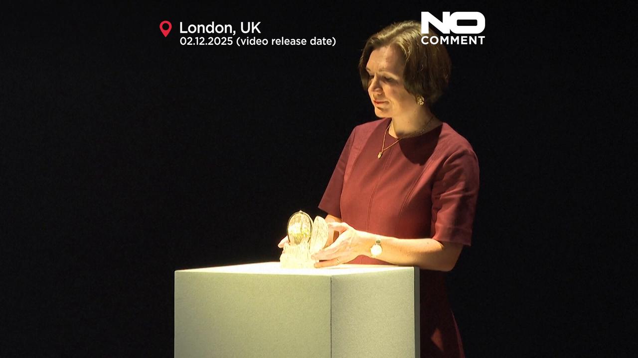 Video thumbnail for Fabergé ‘winter egg’ sets new record with £22.9M sale at London auction