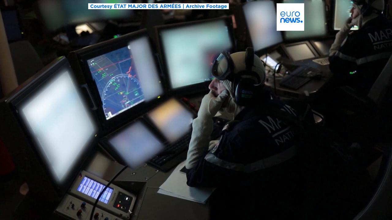 Video thumbnail for France's Navy intercepts sanctioned oil tanker in the Mediterranean sailing from Russia