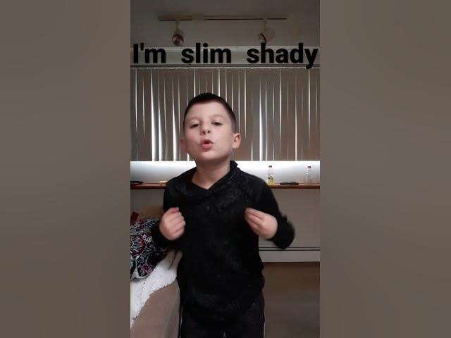 Video thumbnail for I'm not the real Slim Shady it's very depressing because I don't have money