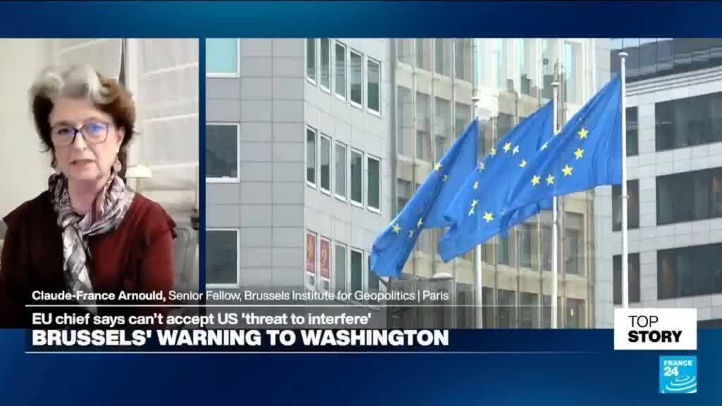 Video thumbnail for Europe 'already formidable enough to deter any aggression even without the United States'