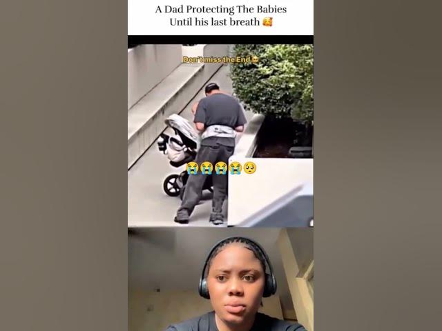 Video thumbnail for a dad protecting his babies until his Last breath 🫁#emotional