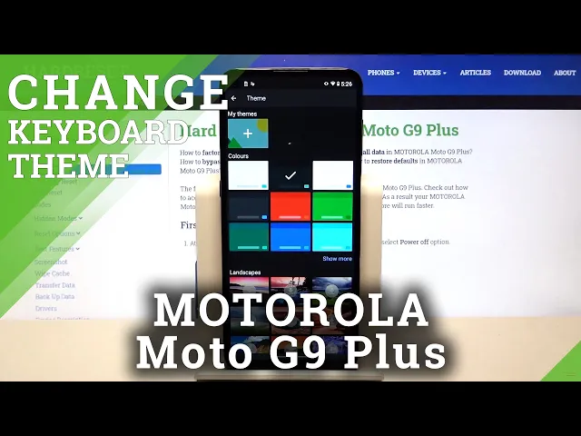 Video thumbnail for MOTOROLA Moto G9 Plus – Managing Keyboard Settings & Keyboard Theme Changing