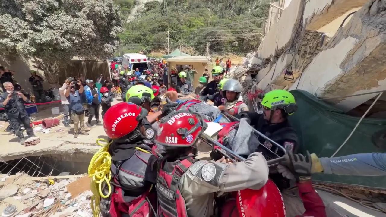 Video thumbnail for Venezuela: Mother And Nine-Month-Old Baby Pulled Alive From Venezuela Earthquake Rubble.